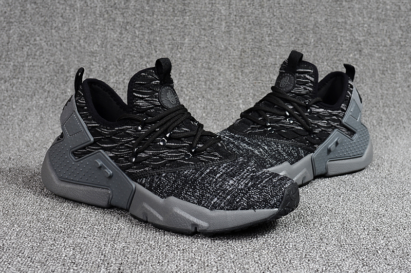 Nike Air Huarache 6 Knit Carbon Grey Shoes For Women